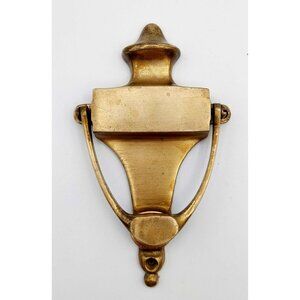 ANTIQUE VINTAGE SOLID Brass Classic Style Door Knocker